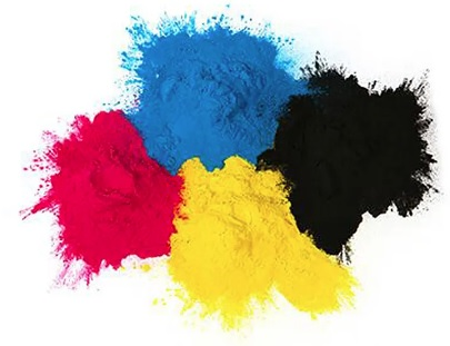 prah u bojama za toner Black, Cyan, Magenta, Yellow