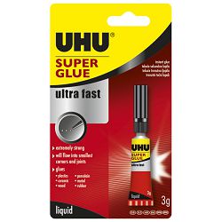 Ljepilo trenutačno  2x3g Super glue(cianoakrilat) UHU L0182000 blister