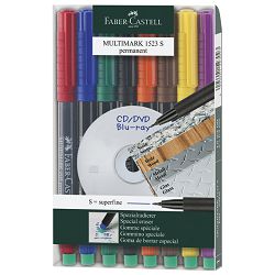 Marker permanentni 0,4mm Multimark Faber Castell 152309/8boja