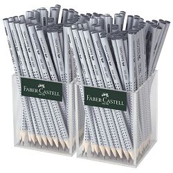 Olovka grafitna HB Grip 2001 u čaši pk144 Faber Castell 117023