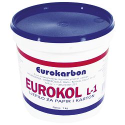 Ljepilo za papir 1kg Eurokol Karbon