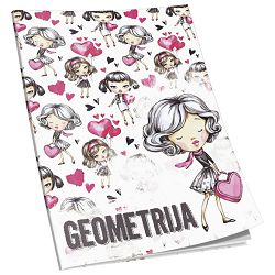 Obrazac školski geometrija Premium Connect Girl