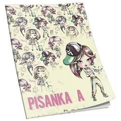 Obrazac školski pisanka "A" za 1razred Premium Connect Girl