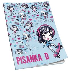 Obrazac školski pisanka "D" za 4razred Premium Connect Girl