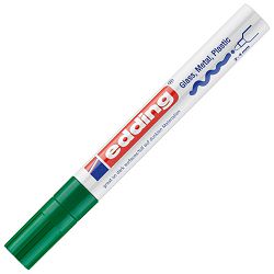 Marker permanentni lakirajući 2-4mm Edding 750 zeleni
