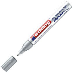Marker permanentni lakirajući 2-4mm Edding 750 srebrni