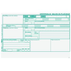 Obrazac HUB 3(1+2) set pk100 Fokus