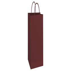 Vrećice ukrasne-boca 13x40x8cm sjajna plastifikacija Fornax bordo