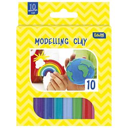 Plastelin 10bojax15g Color Educa blister
