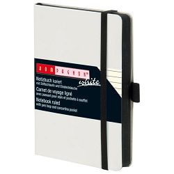 Notes A5 karo 96L  80g s gumicom Kompagnon Brunnen 10-55928 05 bijeli