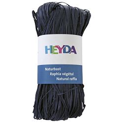 Rafija prirodna 50g Heyda 20-48877 93 tamno plava