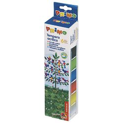 Boja tempera akrilna  25ml u čaši 6boja+paleta CMP.408TA6 blister