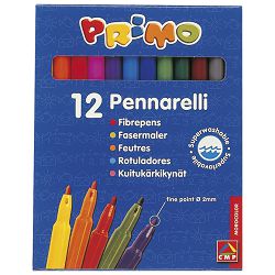 Flomaster školski  12boja Primo CMP.601PEN12 blister