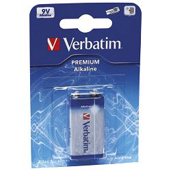 Baterija alkalna 9V Verbatim 49924 blister