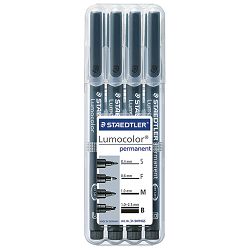 Marker OHP permanentni pk4 Staedtler 31-9WP4GS crni