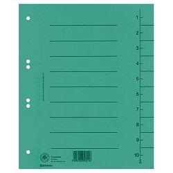 Pregrada kartonska A4 250g Donau 8610001-06 zelena