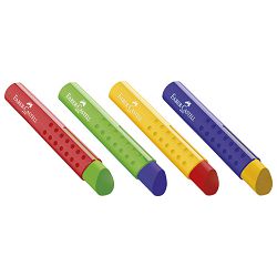 Gumica plastična Tri Faber Castell 182334 sortirano