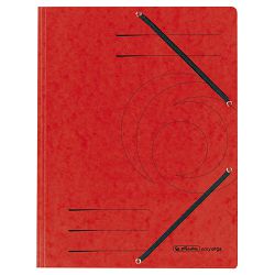 Fascikl klapa s gumicom karton A4 Herlitz 10843902 crveni