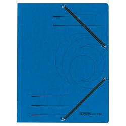 Fascikl klapa s gumicom karton A4 Herlitz 10843910 plavi