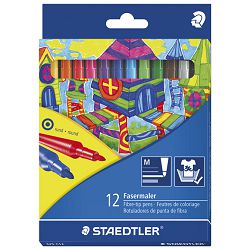 Flomaster školski  12boja Noris Club Staedtler 325 C12