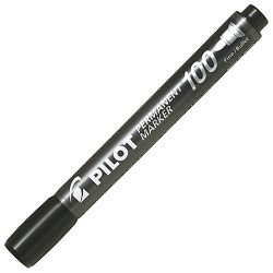 Marker permanentni 1mm okrugli vrh Pilot SCA-100-B crni