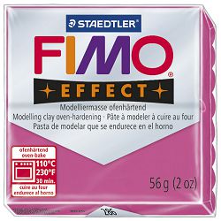 Masa za modeliranje   57g Fimo Effect Staedtler 8020-286 kvarc rubin crvena