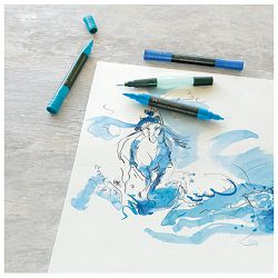 Flomaster obostrani akvarel 10boja Albrecht Dürer Faber Castell 160310 sortirano