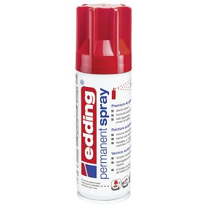 Boja akrilna u spreju 200ml permanentna Edding 10131952 sjajna crvena