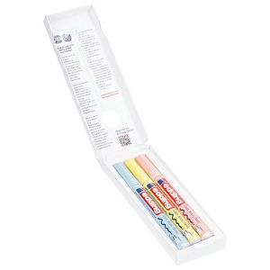 Marker permanentni sjajni lakirajući 1-2mm Edding 751/3boje pastel blister