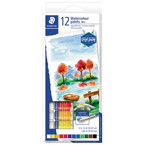 Boja vodena u aluminijskoj tubi 12ml 12boja Design Journey Staedtler 8880 C12
