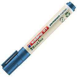 Marker permanentni 1,5-3mm okrugli vrh EcoLine Edding 21 plavi