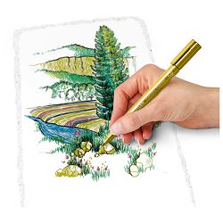 Marker nepermanentni 1-2mm pk6 Metallic i pigment liner Design Journey Staedtler 8323-SWP6-P blister