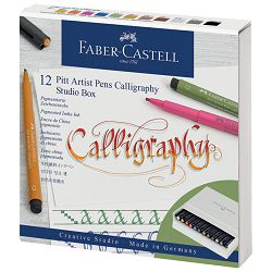 Set Pitt artist 12boja za kaligrafiju Faber Castell 167512