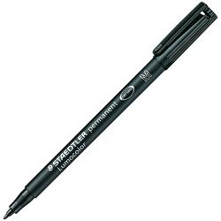Marker permanentni 1mm Lumocolor Staedtler 317-9 BKDA crni blister