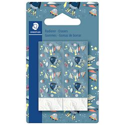 Gumica Rasoplast B20 pk2 Pattern mix Staedtler 526B2PMBK2 blister