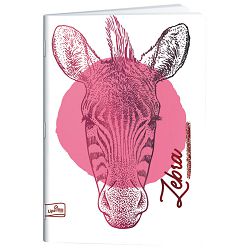 Teka meki uvez A4 crte 40+2L 80g Animals Metallic-Smartlines Mar Mar sortirani motivi