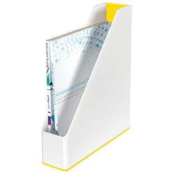 Stalak za spise okomit plastičan Wow Leitz 53621016 -NL bijelo-žuti
