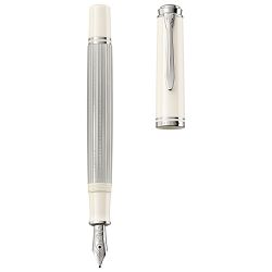 Nalivpero Souveran M400 (F) Pelikan 815468 srebrno-bijelo