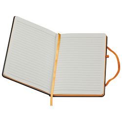 Notes A5 crte 80L s gumicom Cuxhaven crno/narančasta