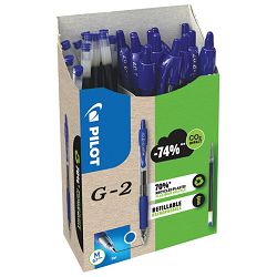 Set roler gel grip 0,7mm G2 pk12 Pilot + refili (6+6 gratis) plavi