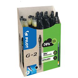 Set roler gel grip 0,7mm G2 pk12 Pilot + refili (6+6 gratis) crni