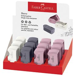 Šiljilo pvc s pvc kutijom 1rupa Sleeve Mini Faber Castell 182734 sortirano