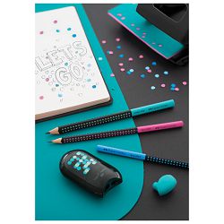 Olovka grafitna B Grip 2001 Two Tone u čaši pk144 Faber Castell 517020 sortirano