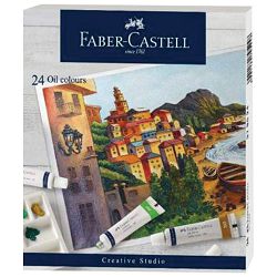 Boje uljne u tubi  9mlx24boje Faber Castell 379524 blister