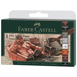 Set Pitt artist pk8 Classic Faber Castell 167172 blister