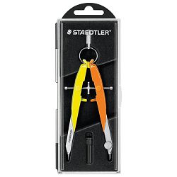 Šestar s preciznim podešavanjem Mars Comfort 556 Neon Staedtler 556 00-N3 žuto/narančasti blister