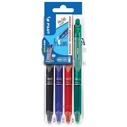 Roler gel 0,7mm Frixion ball clicker piši-briši (SET-2-GO) pk4 Pilot BLRT-FR7 sortirano