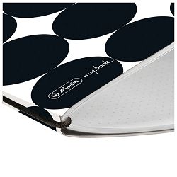 Notes A6 crte (isprekidane) 40L 70g s gumicom Just Black my.book flex Herlitz 50039791