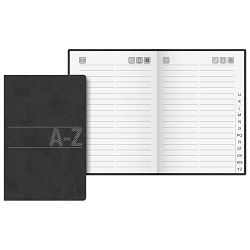 Adresar telefonski 100x140mm A-Z Virando Brunnen 10-64668 crni