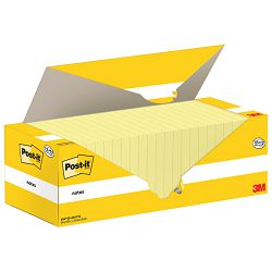 Blok samoljepljiv  76x76mm 100L Post-it 3M.654 žuti 12+12 gratis